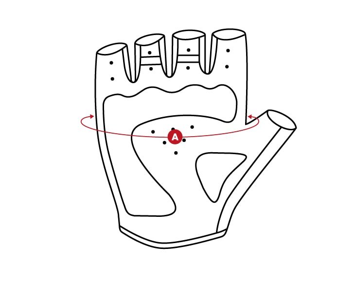 Cycling gloves regular size chart