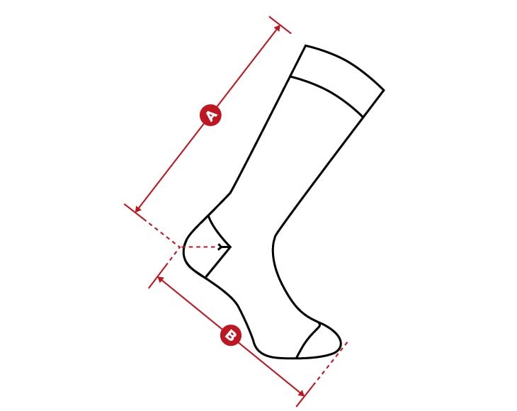 Snow socks size chart